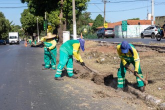 Mutirão da Limpurb beneficia CPA IV e mais 18 localidades com serviços de limpeza e zeladoria