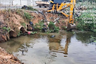 Prefeitura de Várzea Grande fará mutirão de limpeza de canais em setembro