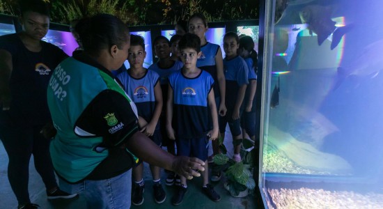 Aquário Municipal recebe mais de 650 estudantes em março