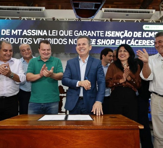 Governador afirma que Free Shop vai dar impulso novo para a Região Oeste