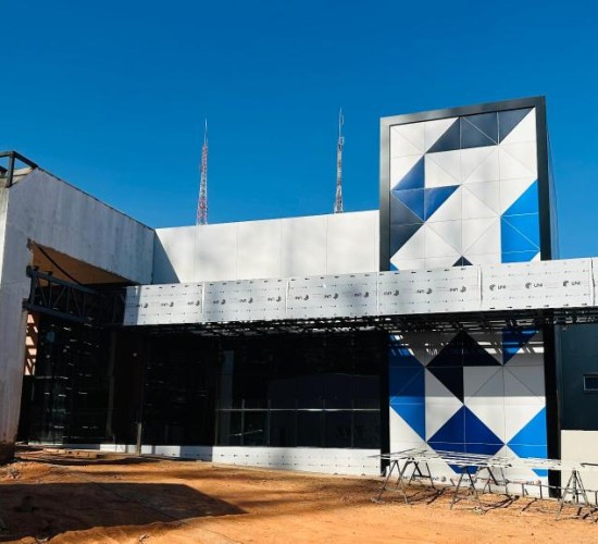 Obras de construção da nova sede do Cermac e MT Hemocentro chegam a 55% de execução