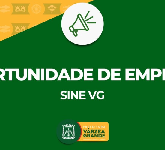 SineVG atualiza cadastros e oferta 446 vagas de emprego