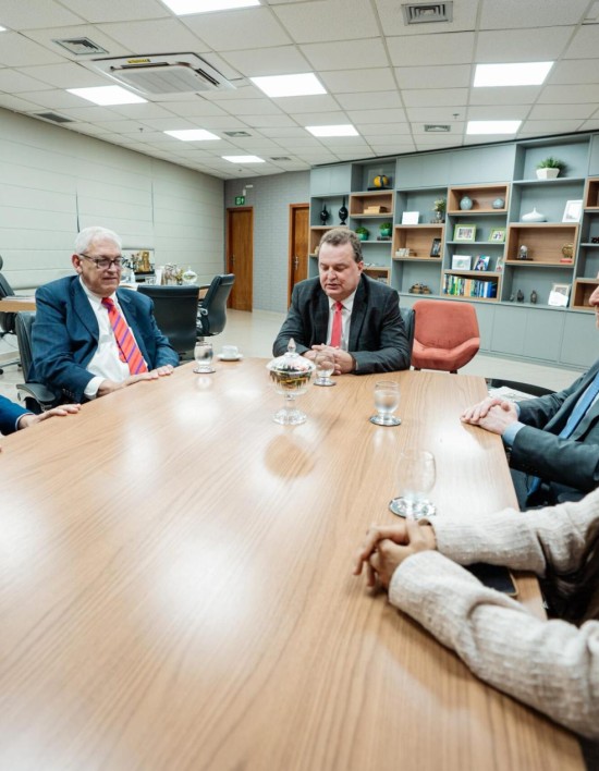 Max Russi recebe representantes de multinacional que apresenta projeto sustentável de fertilizante para Mato Grosso