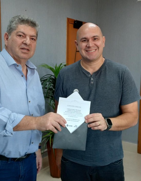 Prefeito recebe conselheiro Guilherme Maluf para tratar do balanço contas