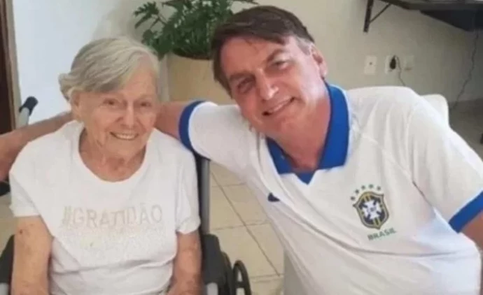 morre mãe bolsonaro luto mãe morte presidente