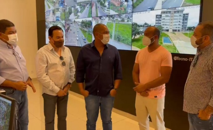 Presidente da Câmara Municipal de Cuiabá JUCA DO GUARANÁ vai até Aparecida de Goiânia para conhecer o Projeto Cidade Inteligente