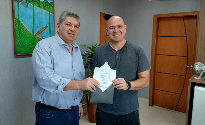 Prefeito recebe conselheiro Guilherme Maluf para tratar do balanço contas