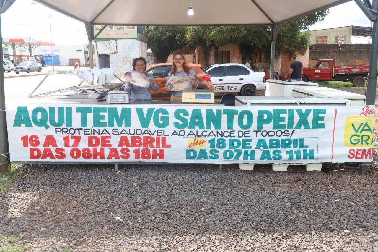 Feira da Família e VG Santo Peixe movimentam agricultura familiar de Várzea Grande