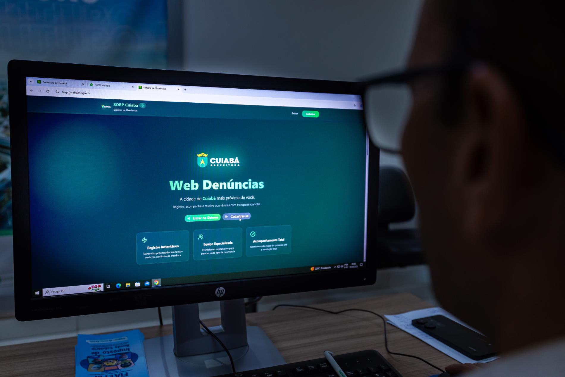 Prefeitura de Cuiabá lança Web Denúncias para registro e acompanhamento