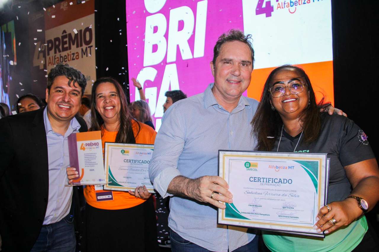 Alfabetiza MT premia 12 escolas de Várzea Grande em evento inédito no Fiotão