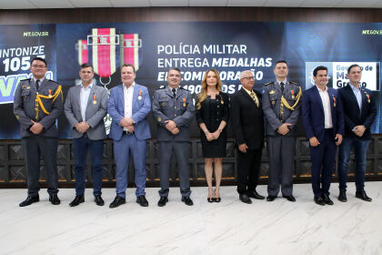 Max Russi é homenageado com Medalha dos 190 anos da PMMT